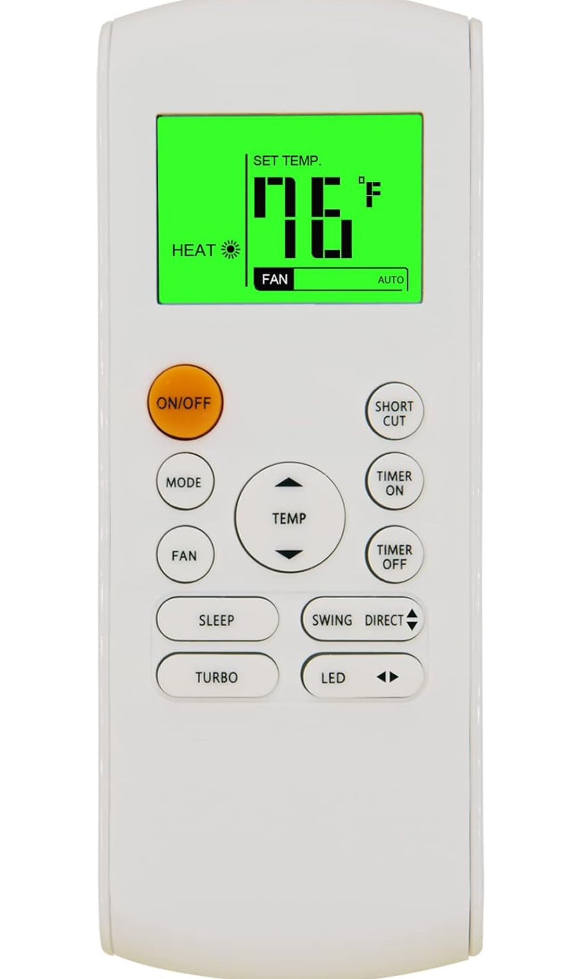 Replacement Remote Control for Midea MRCOOL FRIMEC Klimaire AC Air Conditioner RG57B1/BGE RG57B2/BGE RG57B/BGE RG57/BGE RG57A/BGE RG57A6/BGEF RG57A7/B