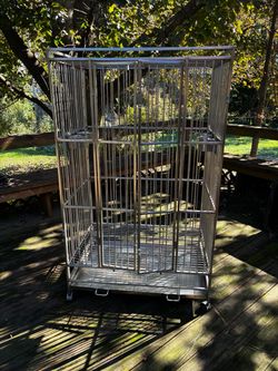 Stainless steel parrot cage
