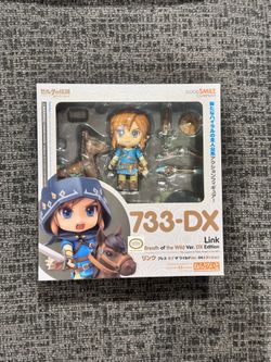 Good Smile Nendoroid 733-DX Link Zelda Breath of the Wild Ver COMPLETE w/ Box