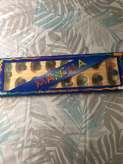 Mancala African Stone Game By Fundex Games - NEW Old Stock