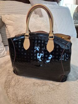 Arcadia leather black bag