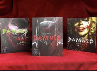 Batman Damned 1 - 3 Comic Book Dc Black Label Joker Harley Quinn