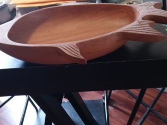Wooden Fish Bowl