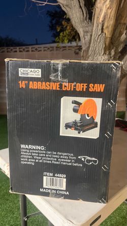 Chicago Electric 14" Abrasive Cut-Off Saw