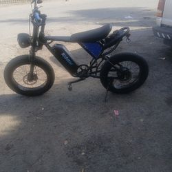 E Motorcycle Ridestar Fat Tires 20 