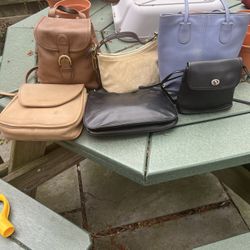 Vintage Coach Bag Lot 