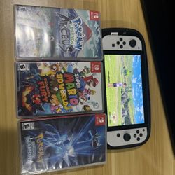 Nintendo Switch OLED W/games