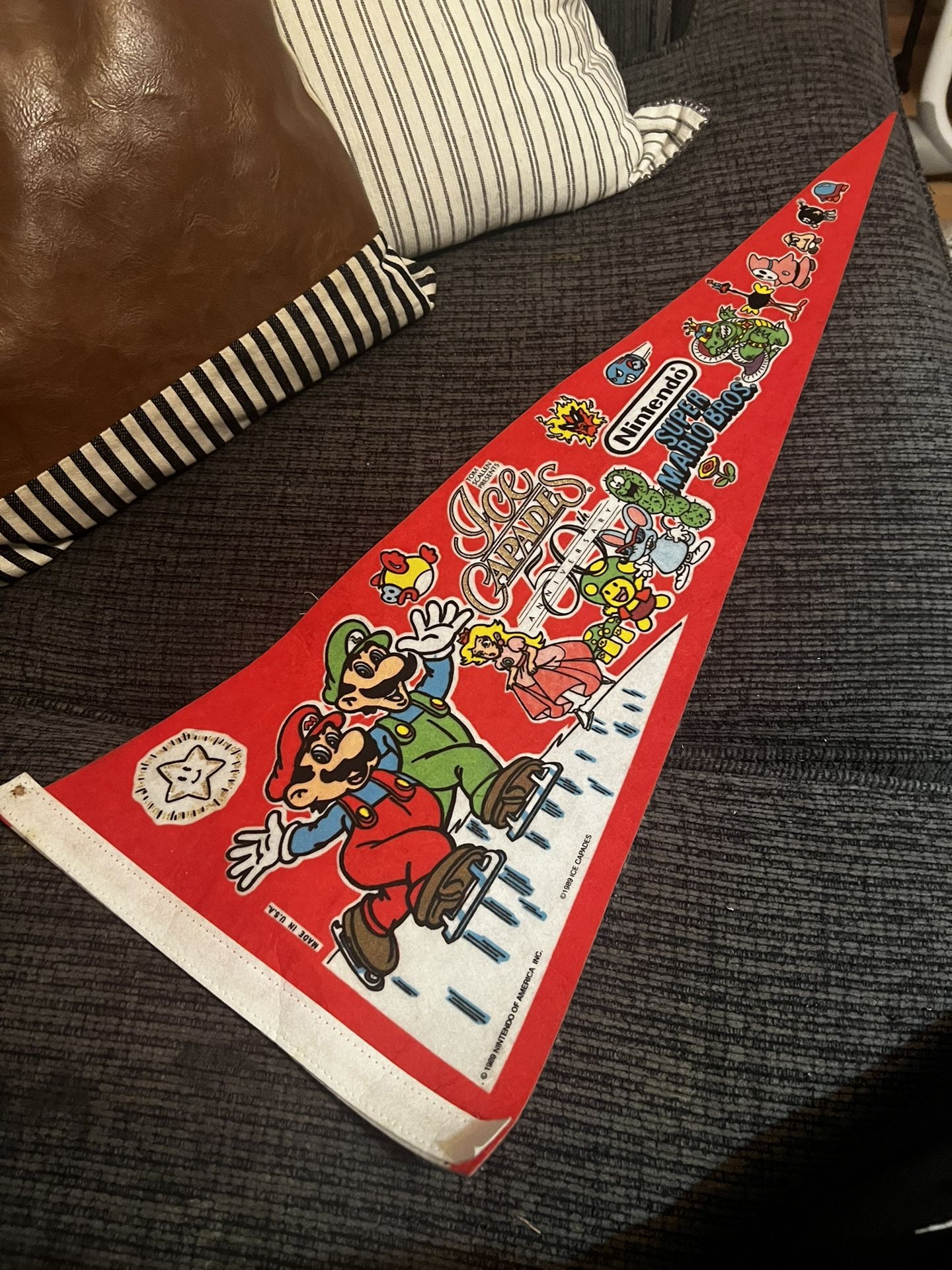 Mario Nintendo Pennant Flag 