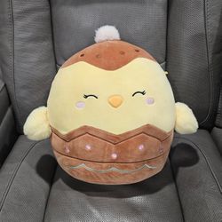 Squishmallows 16” Aimee Yellow Chick in Chocolate Egg Ultra Soft Plush Toy