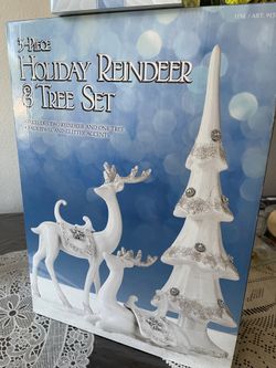Holiday Reindeer And Tree Set 