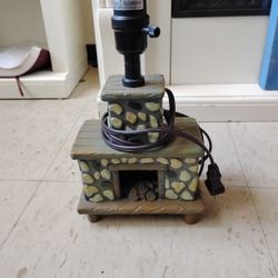 Antique Fireplace Lamp