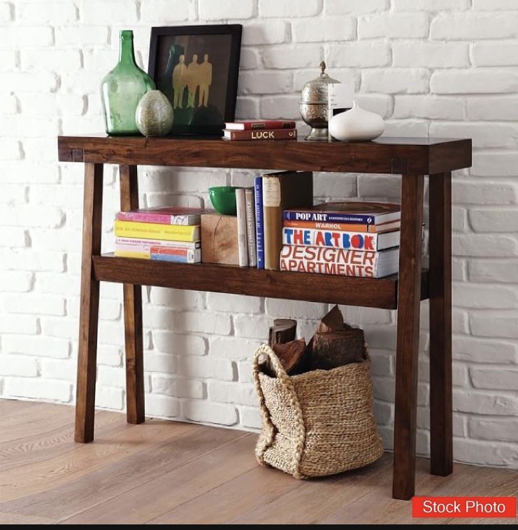 West Elm Rustic Acacia Console Table