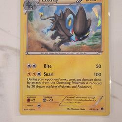 Luxray Cracked Ice Holo 46/122 Pokemon card - XY BREAKpoint - LP 