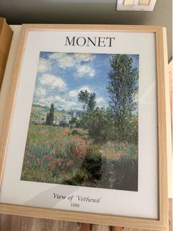 Monet framed picture
