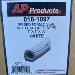 RV Ribbed Foam D Seal