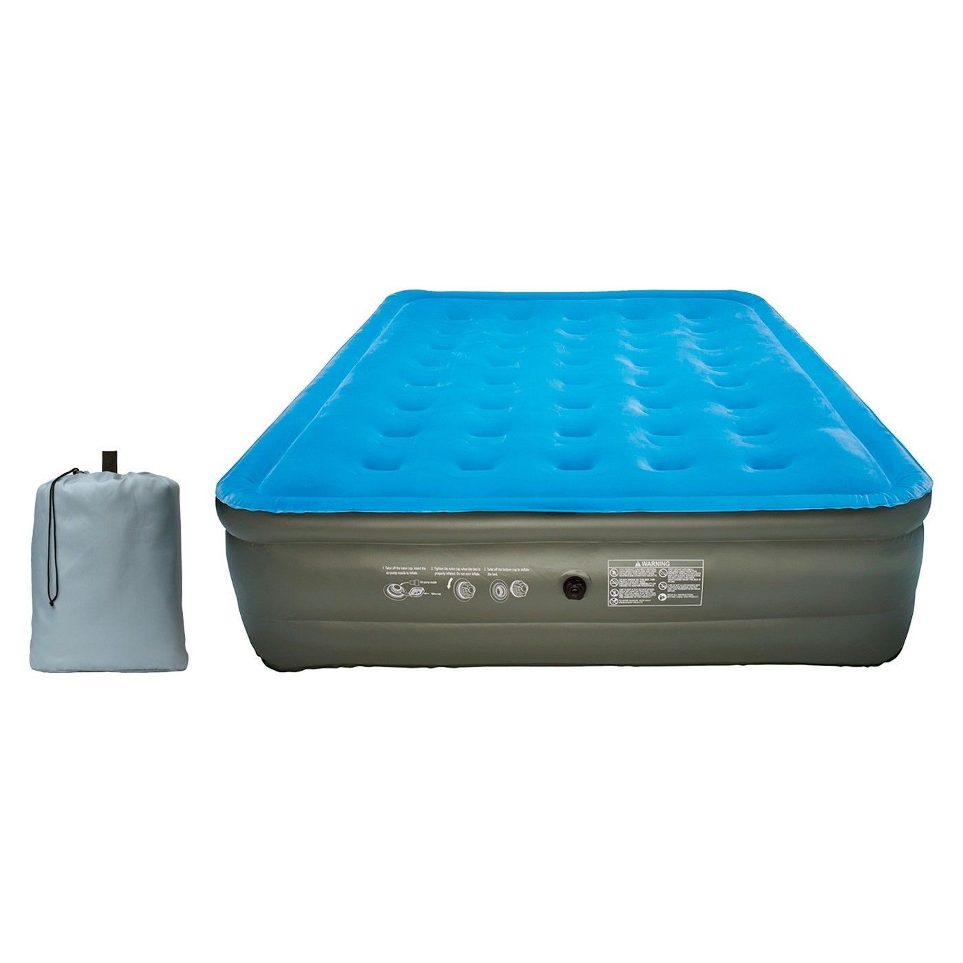 EMBARK flocked Queen Air Mattress