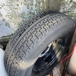 Trailer Tire And Rim 