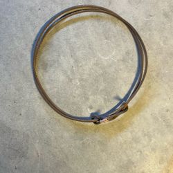 Copper Cable Approximately 9 Feet Long, Quarter Inch Diameter and It Weighs About 4 Pounds