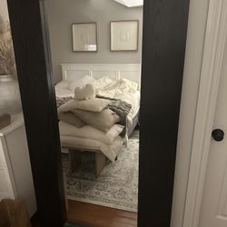 Dark Wood Mirror