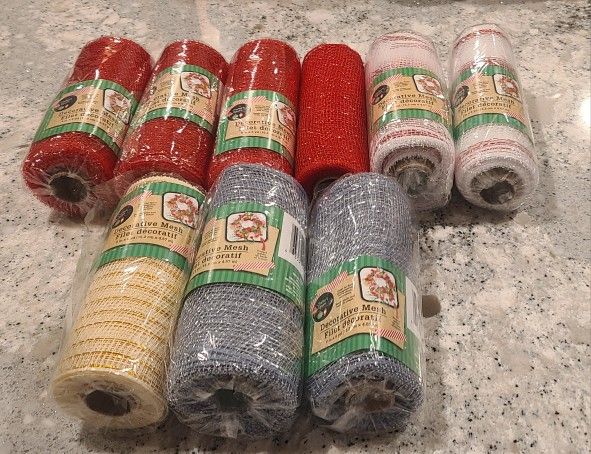 Decorative Mesh for Holiday Craft Projects and Decorating!