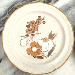 Vintage Hearthside Autumn Fair Baroque Dinner Plate

