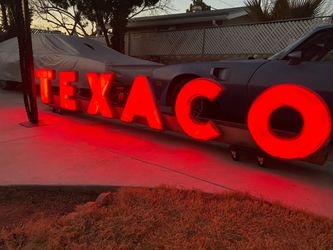 Vintage Texaco Neon Signs