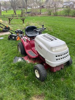 Two Mowers, John Deere, White’s MTD