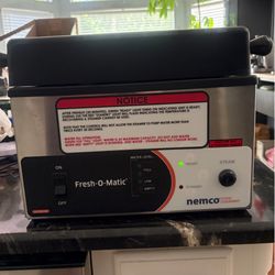 Nemco 6625B Fresh-O-Matic Countertop Steamer, Electric, Electronic Control Panel
