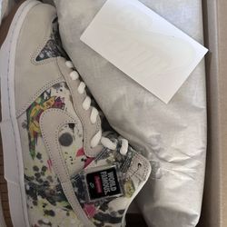 Supreme X Nike Dunk Hi Sb Rammellzee