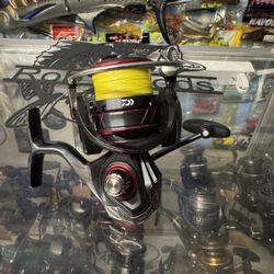 Daiwa Ballistic MQ 4000 Salt Water Fishing Reel. Like New. 