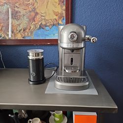 Kitchenaid Nespresso Machine and Milk Frother