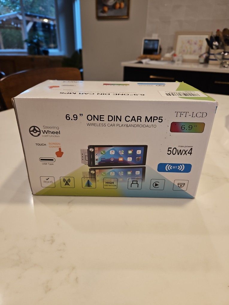 Car Audio Player, Single Din