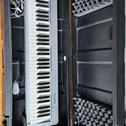 M Audio Keystation 61 and SKB R4215W Piano Keyboard Case