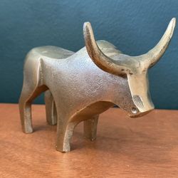 Brass Bull Decoration