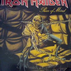 IRON MAIDEN PIECE OF MIND VINYL RECORD