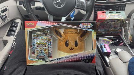 Prismatic Evee Pouch And League Battle Deck Dragapult Ex