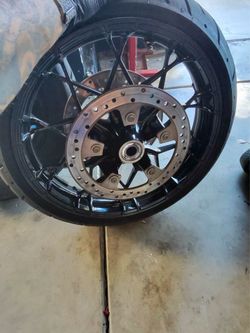 harley bagger rims tires rotors and bearings