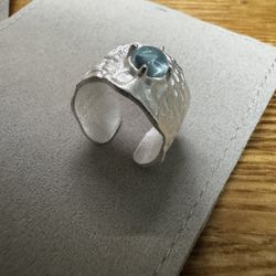 ❄️ Frosted Silver Ice Ring