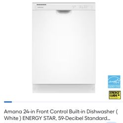 New Amana Dishwasher