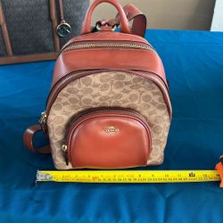 Coach Backpack Brown