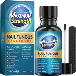Toenail Fungus Treatment Extra Strength for Toenail & Fingernails, Antifungal Nail Treatment for Athletes Foot, Thick, Broken, Discolored & Damaged Na