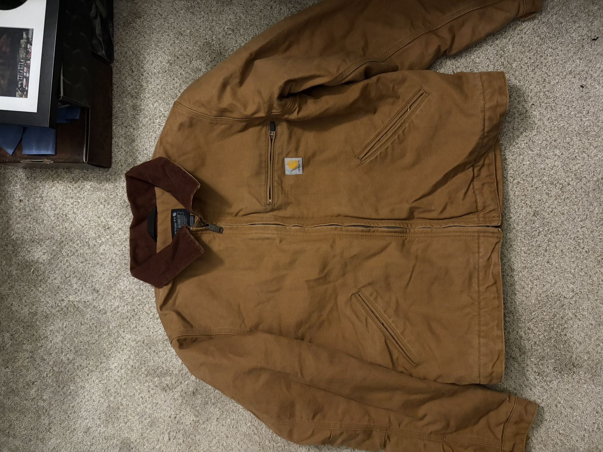 Carhartt Men's Duck Detroit Jacket Blanket Lined
