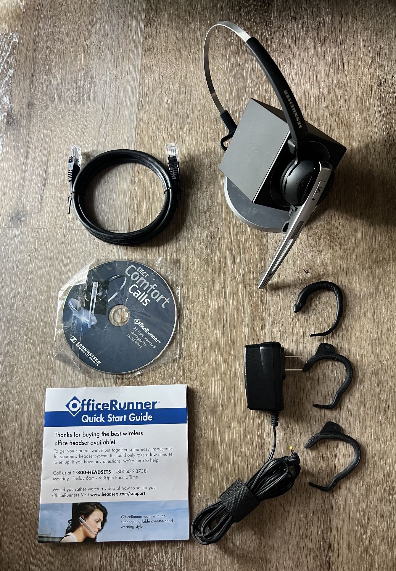 SENNHEISER OR BS-US 504381 Base Station OR 10 HS Wireless Headset
