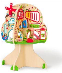 Wooden Tree Activity Center  with Animal theme (Already Assembled)