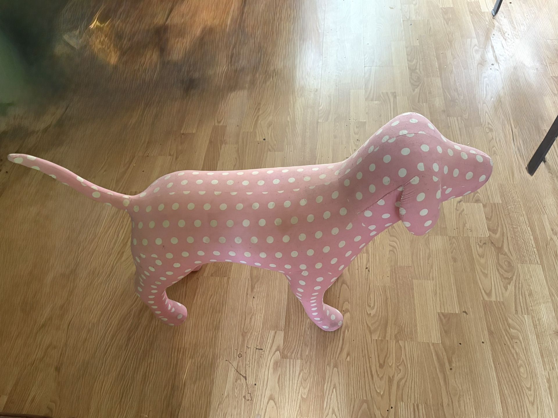 PINK STUFFED DOG Large Store Display