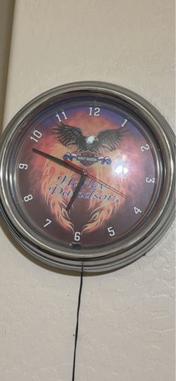 Harley-Davidson Neon Wall Clock