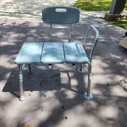 Brand new Tub Transfer Bench For Bathtub, Height Adjustable Shower Bench open box read description for details 