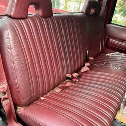 Red Bench Seat For Obs Chevy/Gmc