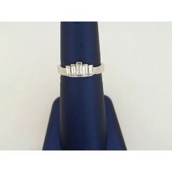 14 Karat White Gold Diamond Engagement Ring