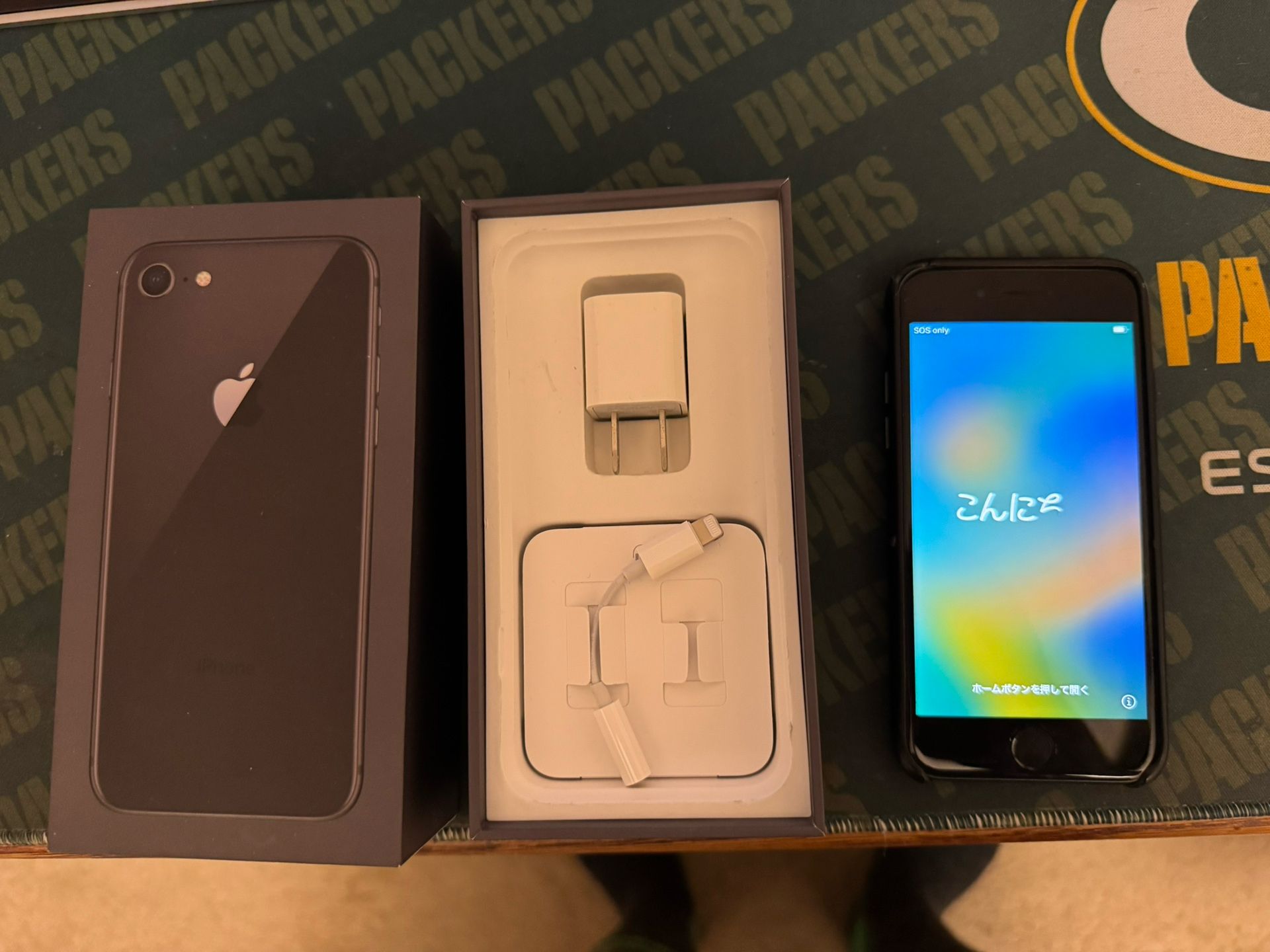 Apple iPhone 8 With Apple Leather Case